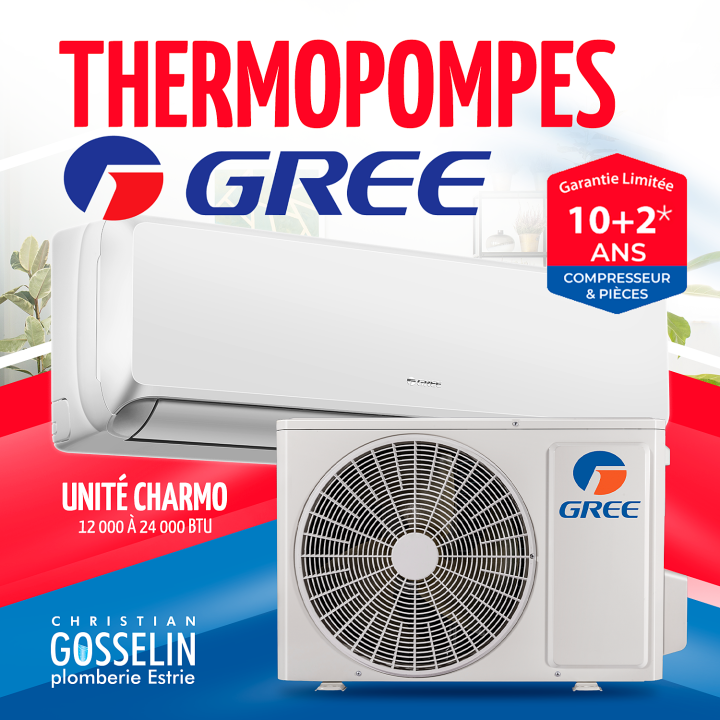 Thermopompe Gree Unité CHARMO